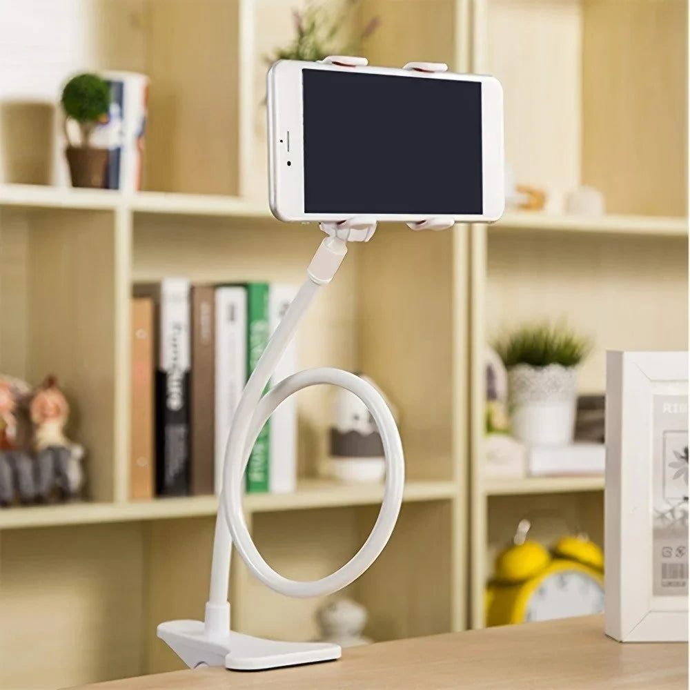 Universal Mobile Phone Bracket Clamp Bedside Desktop Long Arm Lazy Person Phone Stands Support For iPhone Xiaomi Huawei Samsung Oasis Select