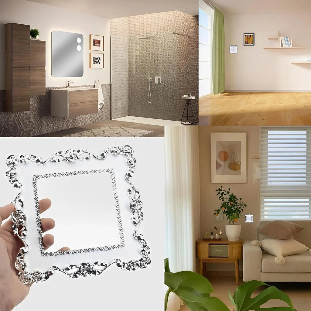 New Resin Single And Double Light Switch Surround Socket Fingerboard Cover Switch Sticker Paper Home Decoration Wall Sticker Oasis Select