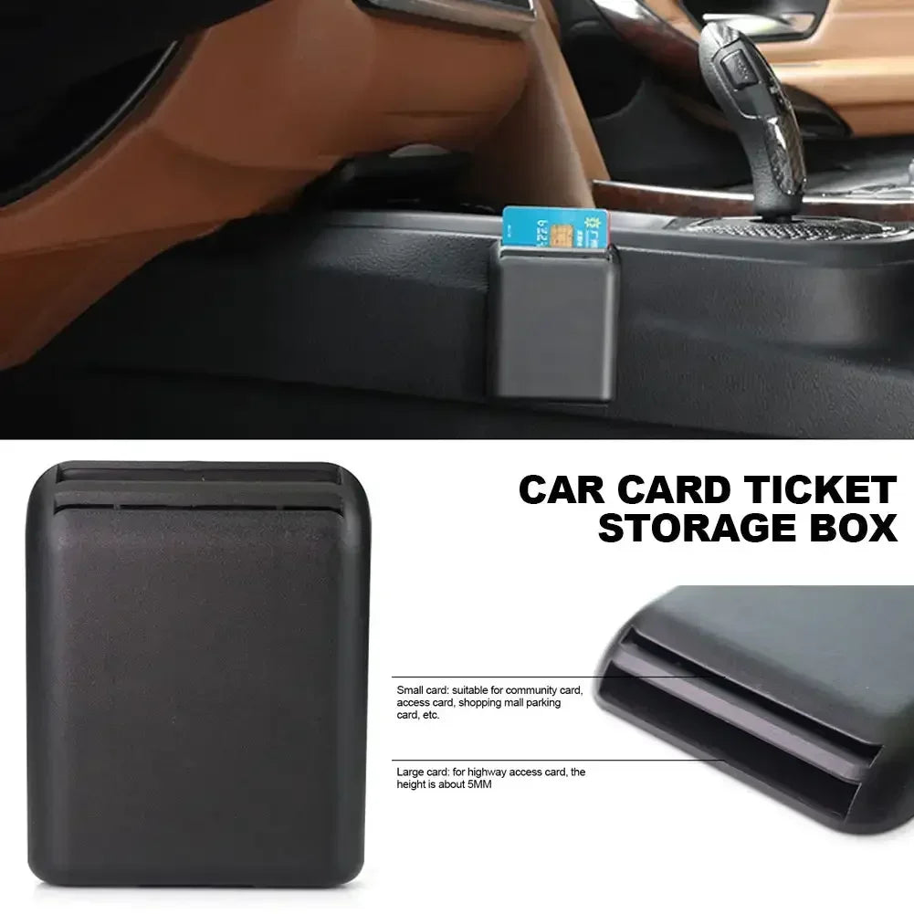 Multifunction Car Organizer Auto Seat Crevice Card Ticket Storage Box Bracket Stand Universal Car Accessories Interior 6.8x8.5cm Oasis Select