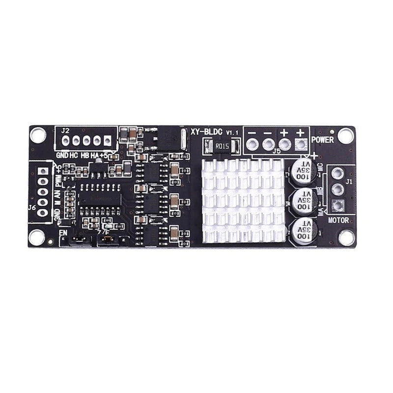 WISH DC 12V-30V 200W Three-Phase BLDC Motor Controller Hall Sensor 10Khz PWM Driver Forward Reverse Oasis Select CN