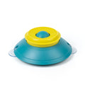 Anti-Choking Dog Licking Bowl Non-Slip Base Food-Grade Slow Feeder Dog Bowl with Rolling Ball Massage Dot Cat Treat Bowl Oasis Select Green