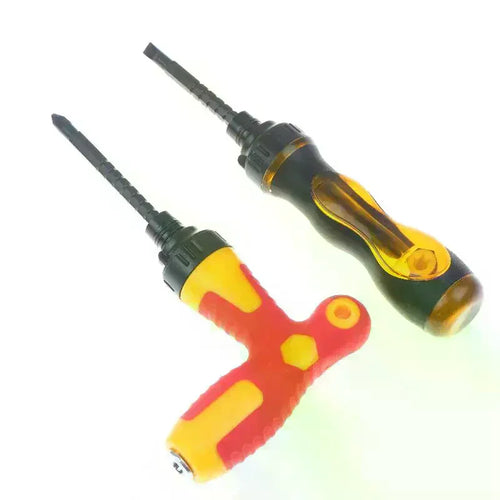 2 In 1 Household Screwdriver Home Repair Tool , Disassemble Magnetic Rotating Ratchet Screwdriver Kit For Furniture/Car/Computer Oasis Select
