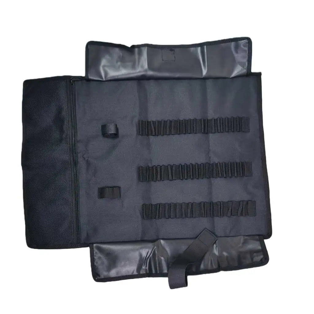 Heavy-Duty Portable Camping Gear Roll Organizer Tent Stake Peg Guylines Carry Bag with Hammer Sleeve Ground Nail Storage Bag Oasis Select