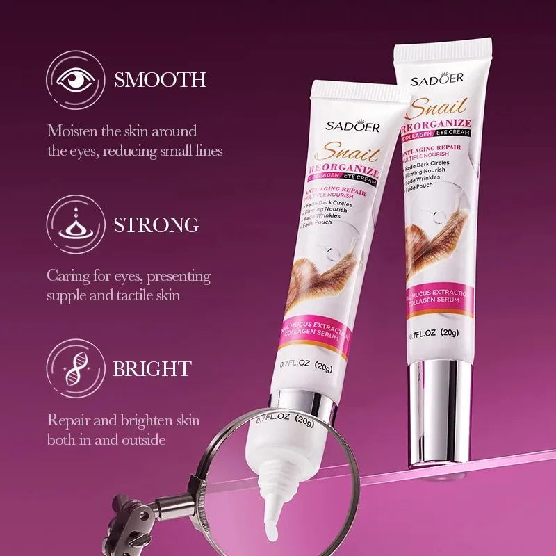Snail Collagen Eye Cream – Firming & Moisturizing Eye Care Eye Cream Oasis Select