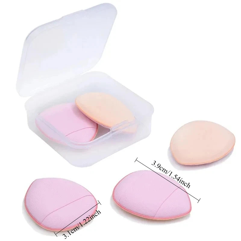 1/6/10Pcs Mini Finger Puff Foundation Small Air Cushion Powder Sponge Face Concealer BB Cream Cosmetic Applicator Makeup Tools Oasis Select