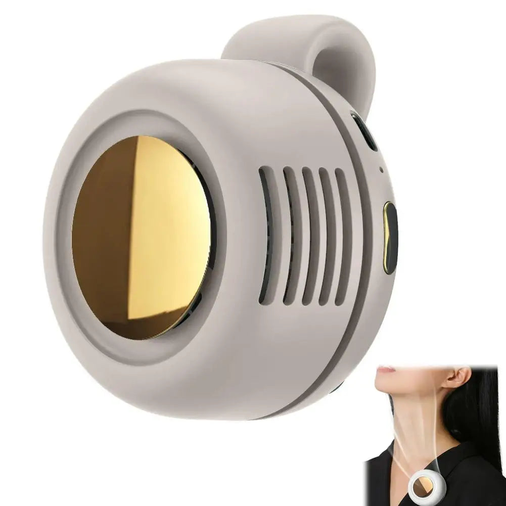 Mini Portable Clip Fan Handheld Waist Hanging Leafless Fan Small Whirlwind Fan For Daily Outdoor Travel Oasis Select