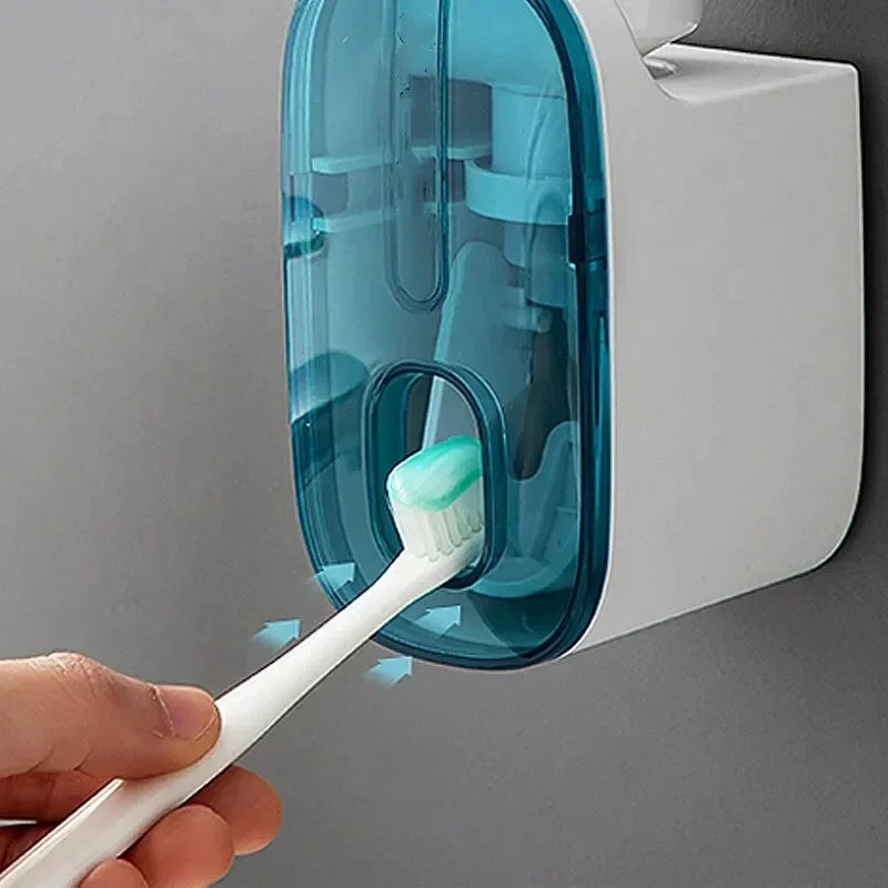 1 PCS Automatic Toothpaste Dispenser Bathroom Accessories Wall Mount Lazy Toothpaste Squeezer Toothbrush Holder Oasis Select