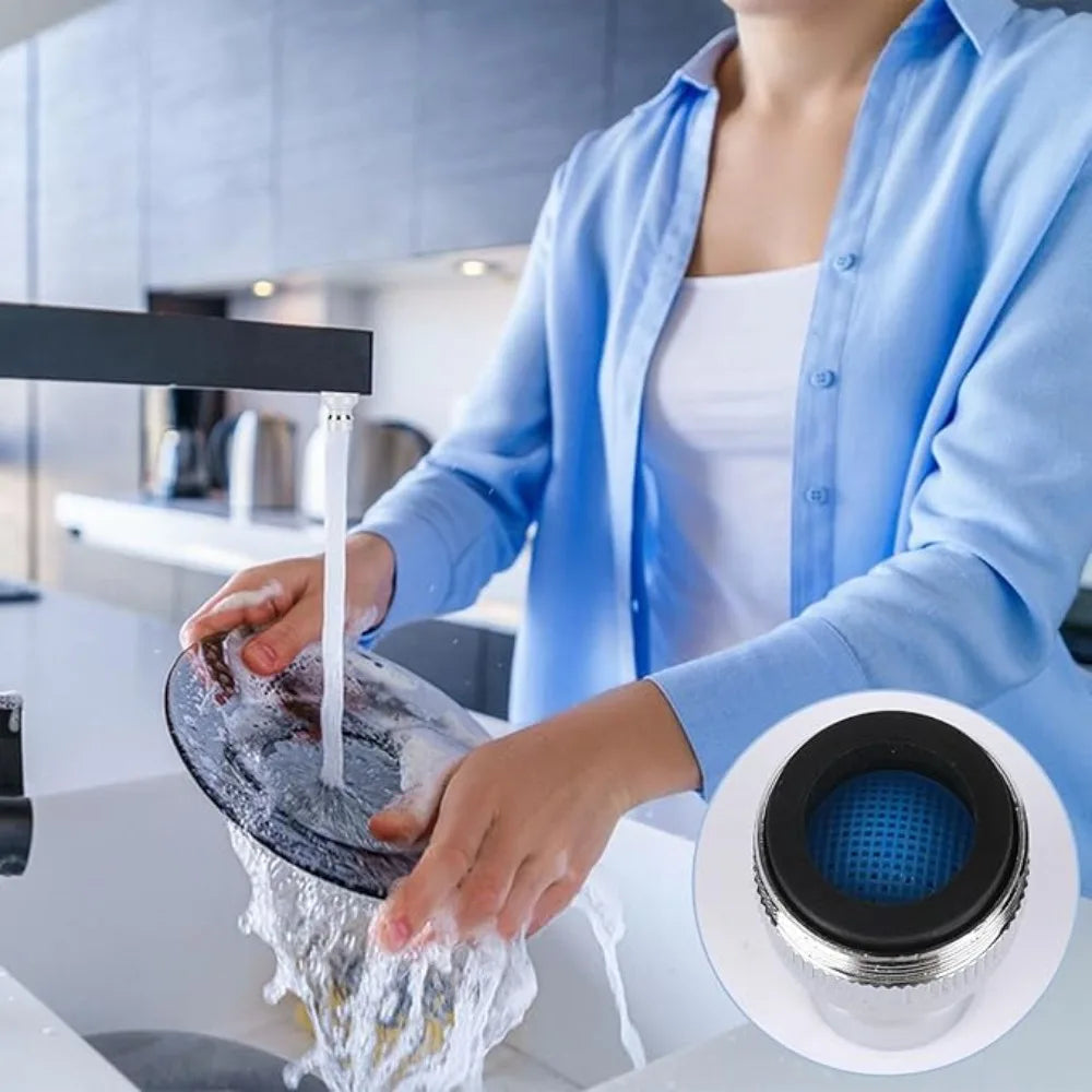 Home Tap Faucet Aerator Sprayer Sink Aerator 360-Degree Swivel Tap Nozzle Splash-Proof Bubbler Kitchen Saving Water Nozzle Oasis Select