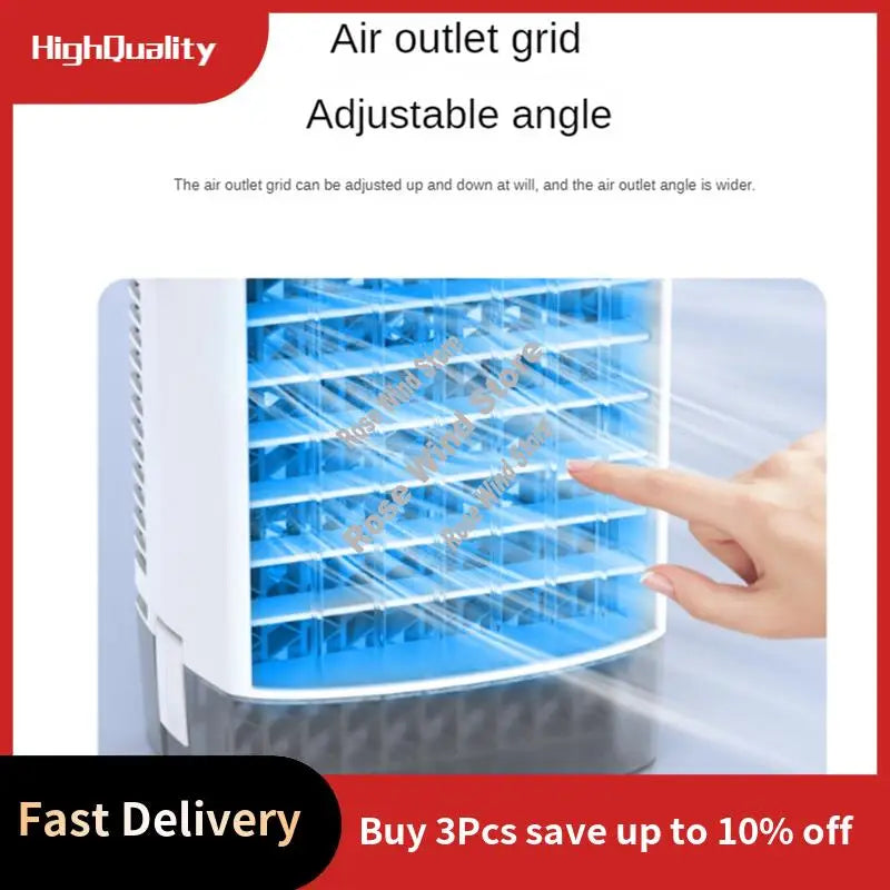 Portable Evaporative Air Cooler – USB Mini Fan for Room & Car