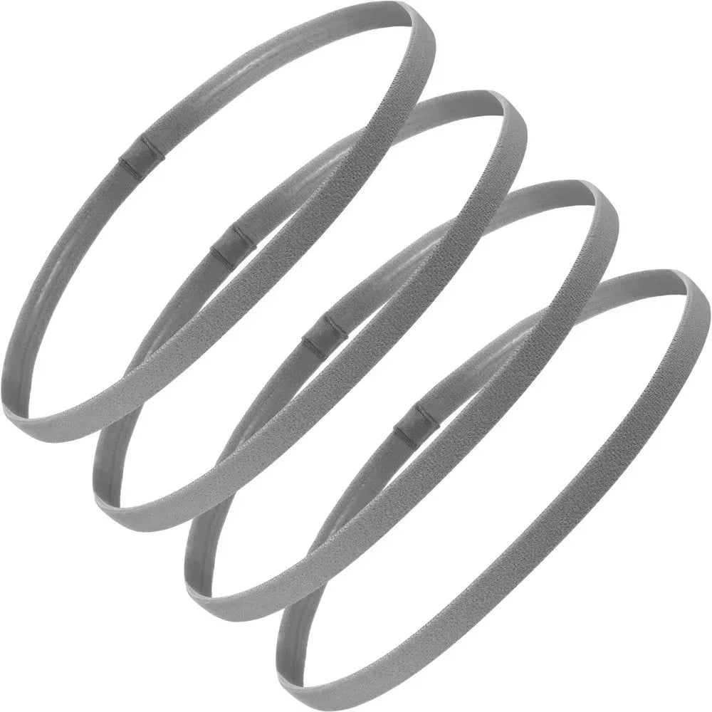 1/4Pcs Women Men Yoga Hair Bands Sports Fitness Headband Girls Sport Anti-slip Elastic Rubber Sweatband For Football Running Oasis Select mix 4pcs 3