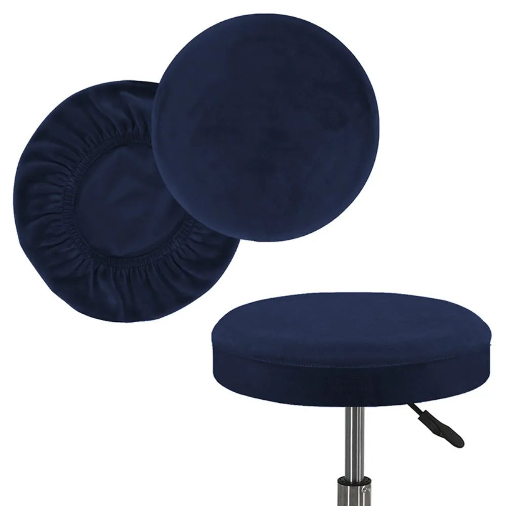 Elastic Round Stool Cover – Washable, Removable, Universal Fit