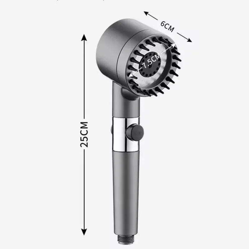 Four Modes Shower Filter Head Massage Showerhead Replete for Shower Knobs Bathroom Accessories Heads Showers Parts Fixture Home Oasis Select