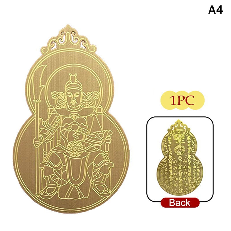 2026 Tai Sui Amulet Card for Horse Year Feng Shui Taisui Prayer Gold Card Portable Wealth Health Good Luck Protective Gift Oasis Select A4