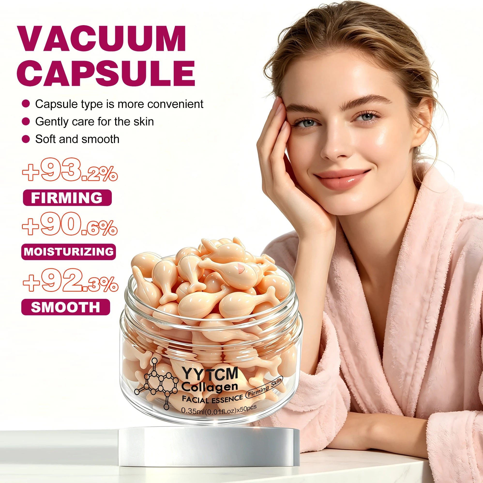 Collagen Capsule Serum – Firming, Hydrating & Nourishing Collagen Face Serum Oasis Select