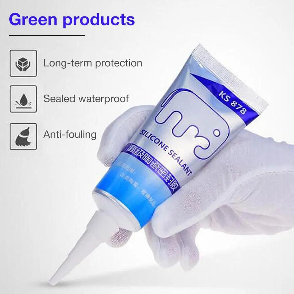 Waterproof Silicone Sealant – Anti-Mold Kitchen & Bathroom 120ml