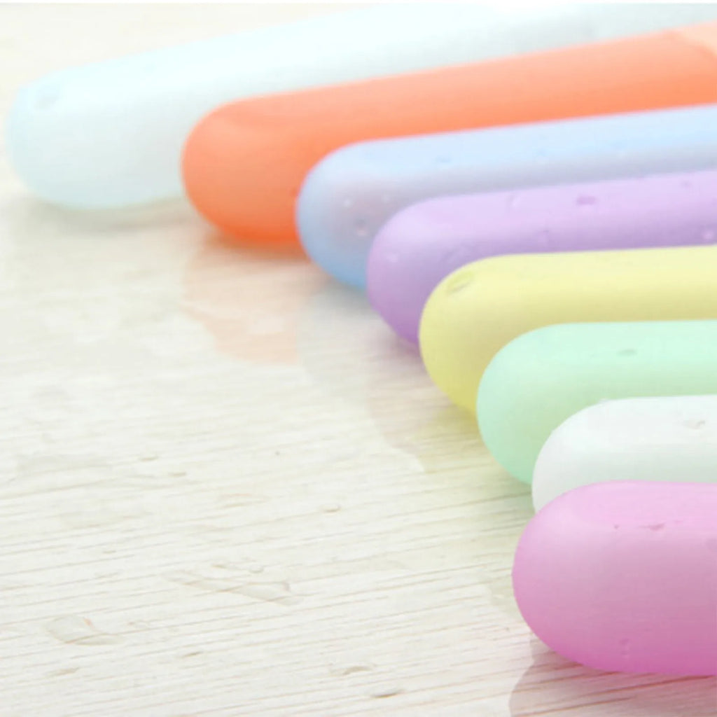 Toothbrush Storage Box Tooth Brush Box Holder Cover Travel Storage Dust-proof Case Portable Portable Travel Toothbrush Case Oasis Select