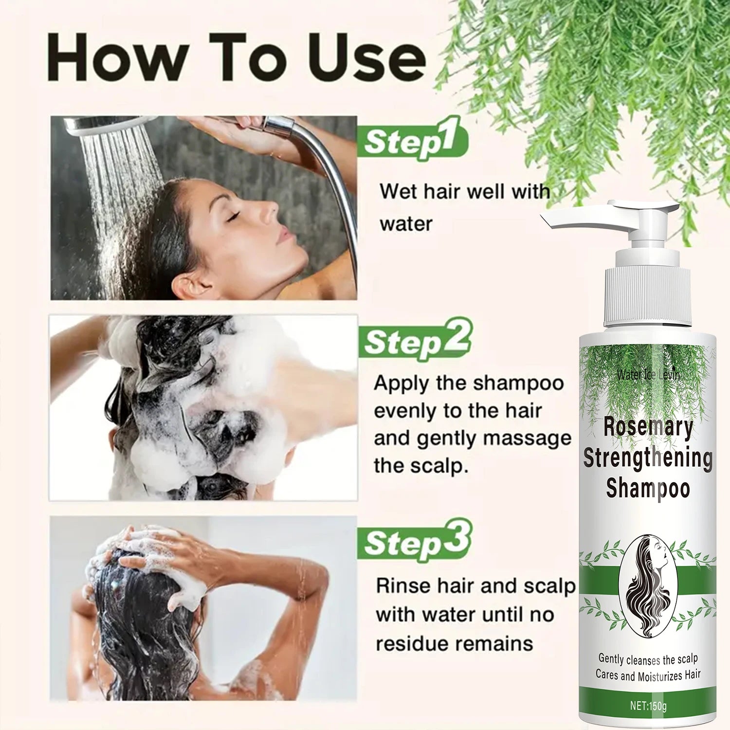 Rosemary Shampoo – Deep Cleansing, Keratin & Coconut Oil Rosemary Shampoo Oasis Select
