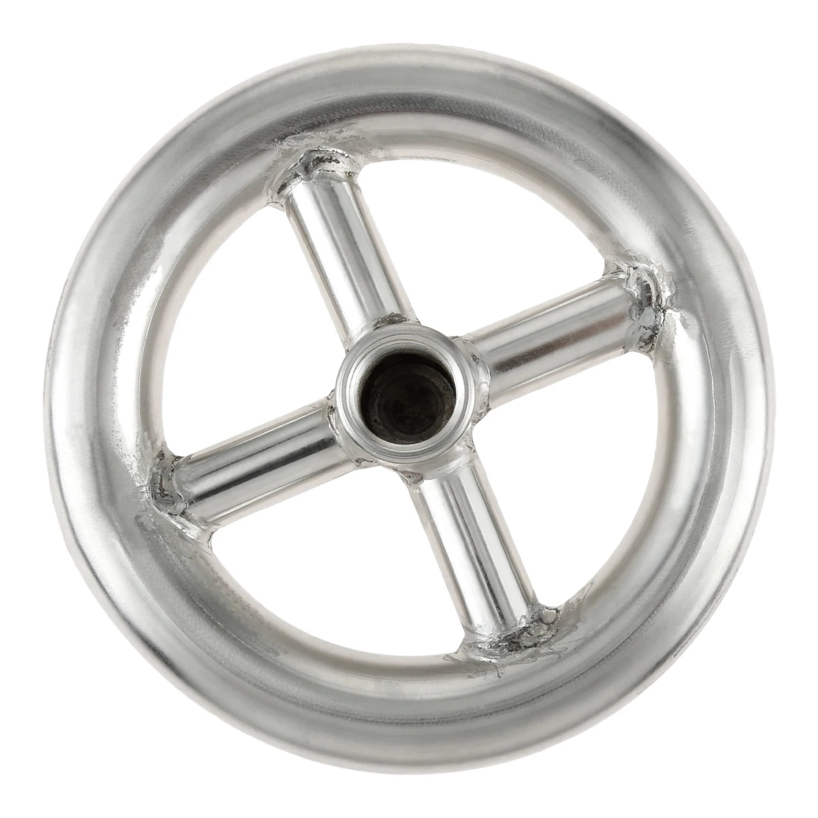 6 Inch Round 304 Series Stainless Steel Fire Pit Burner Ring for Outdoor Fire Pit, Natural Gas & Propane Fireplace BTU 88000 Max Oasis Select