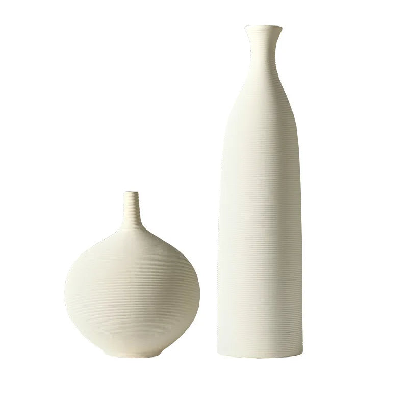 Ceramic Vase Decoration Advanced Sense Flower Arrangement Ins Wind Wine Cabinet Home Decoration Oasis Select
