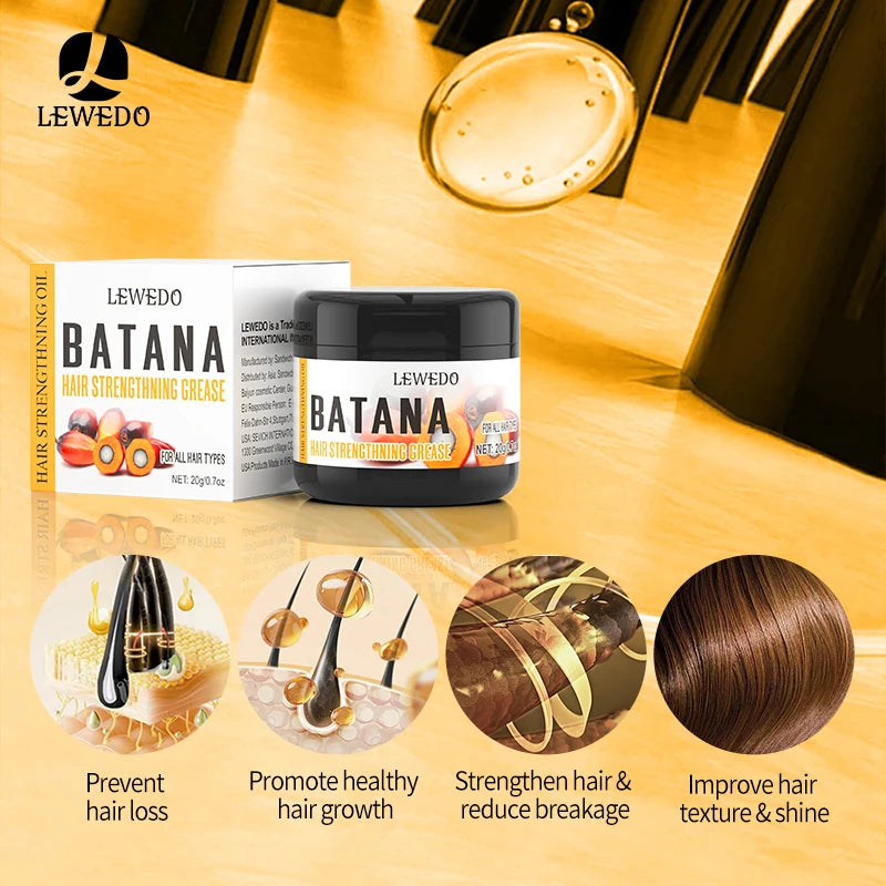 LEWEDO Batana Oil Hair Mask – Organic Nourishing Treatment 20g