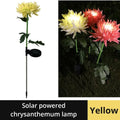 Solar Chrysanthemum LED Garden Stake Light | IP65 Waterproof