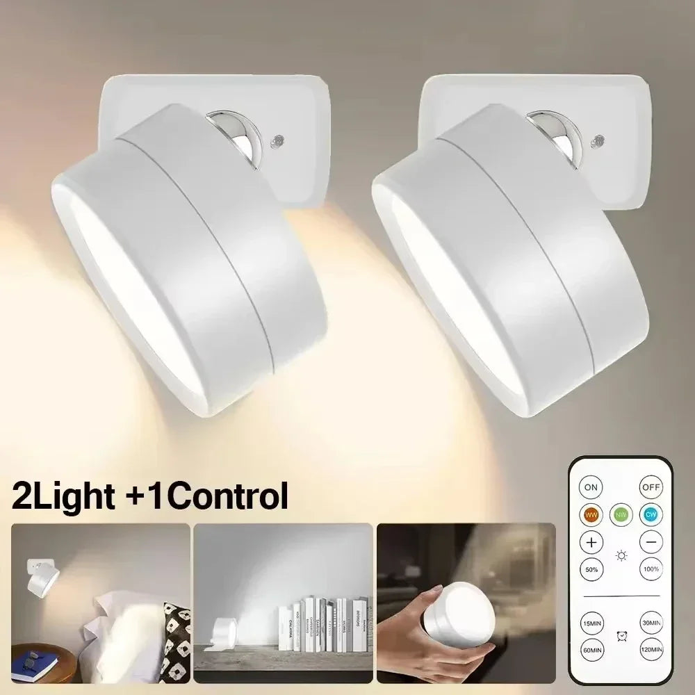 LED Wall Sconce | Dimmable USB Rechargeable Magnetic Light