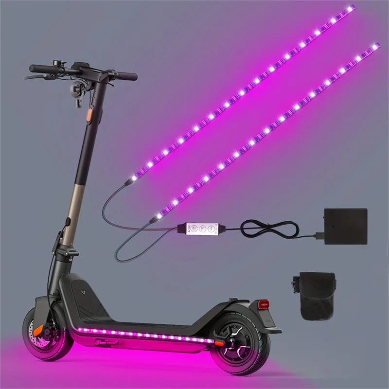 LED Strip Light for Scooter, Skateboard & Bike | Night Ride