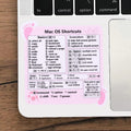 Windows Keyboard Shortcut Sticker – Rainbow PC Cheat Sheet