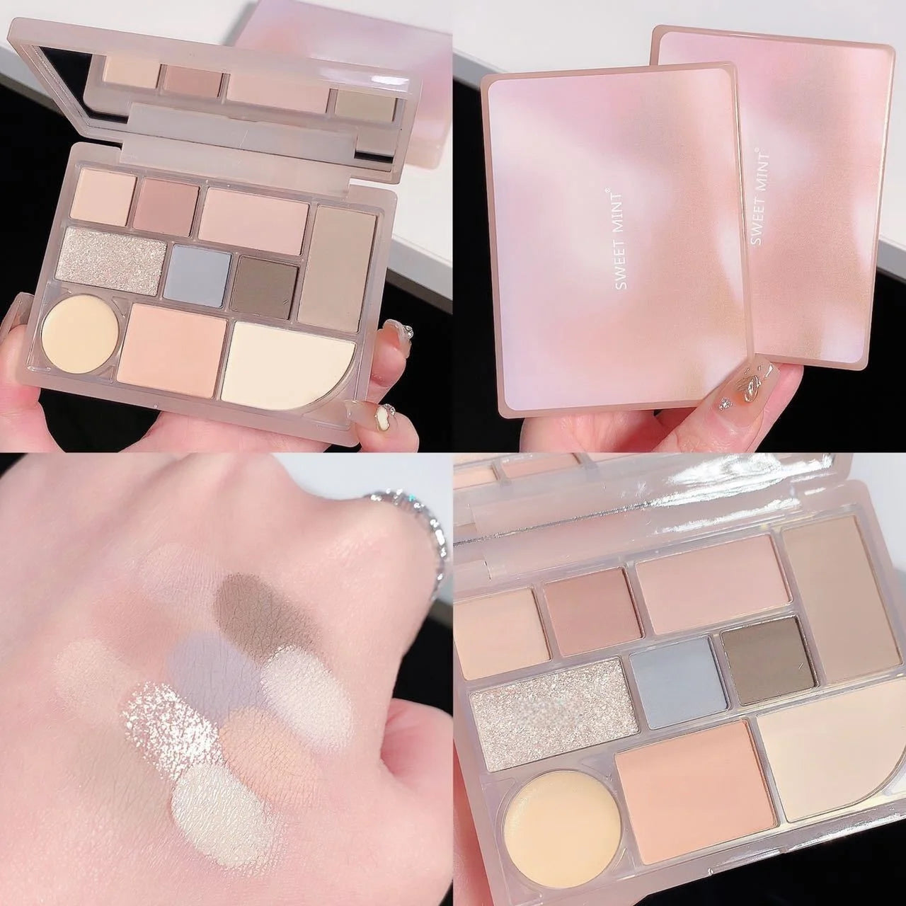 Multi-Color Makeup Palette – Highlighter, Contour, Blush & Eyeshadow