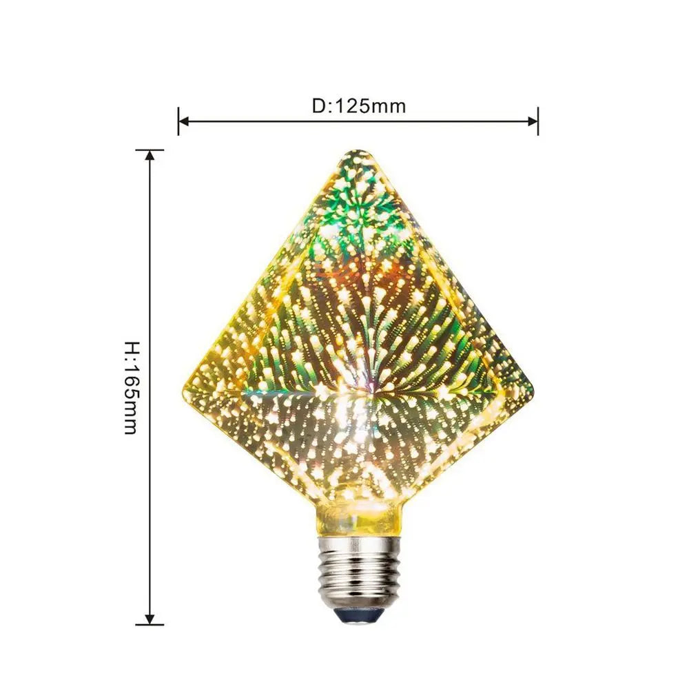 Vintage Heart Glass LED Atmosphere Bulb | Bar & Home Décor Decorative LED Bulb Oasis Select I