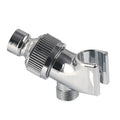 G1/2" 3 Way Tee Connector Shower Adapter Adjustable Water Diverter Valve Arm Mounted Faucet Sprinkler Holder Bathroom Accessory Oasis Select Silver