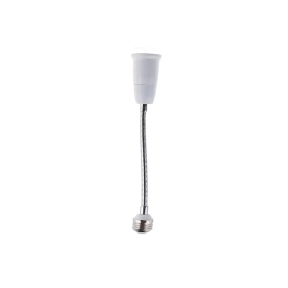20/30/40/60cm LED Bulb Extension Tube Flexible E27 To E27 Bulb Conversion Lengthen Threaded Lamp Holder Adapter Home Oasis Select 30cm