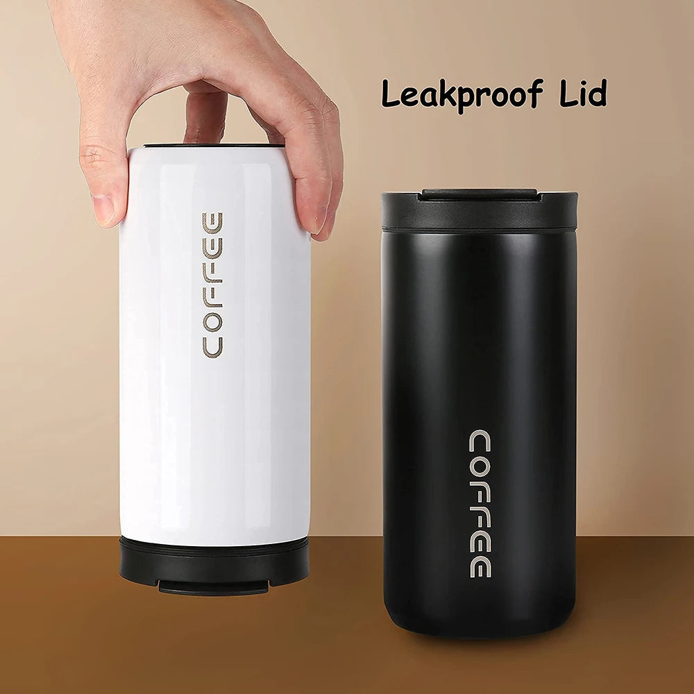 400ML Stainless Steel Coffee Thermos Bottle Thermal Mug Leakproof Car Vacuum Flasks Coffee Cup Travel Portable Insulated Bottles Oasis Select