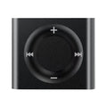 Mini MP3 Music Players Metal Clip-on Build in Speaker 180mAh Touch Tone Rechargeable with Headphone Support TF Card for Students Oasis Select Black