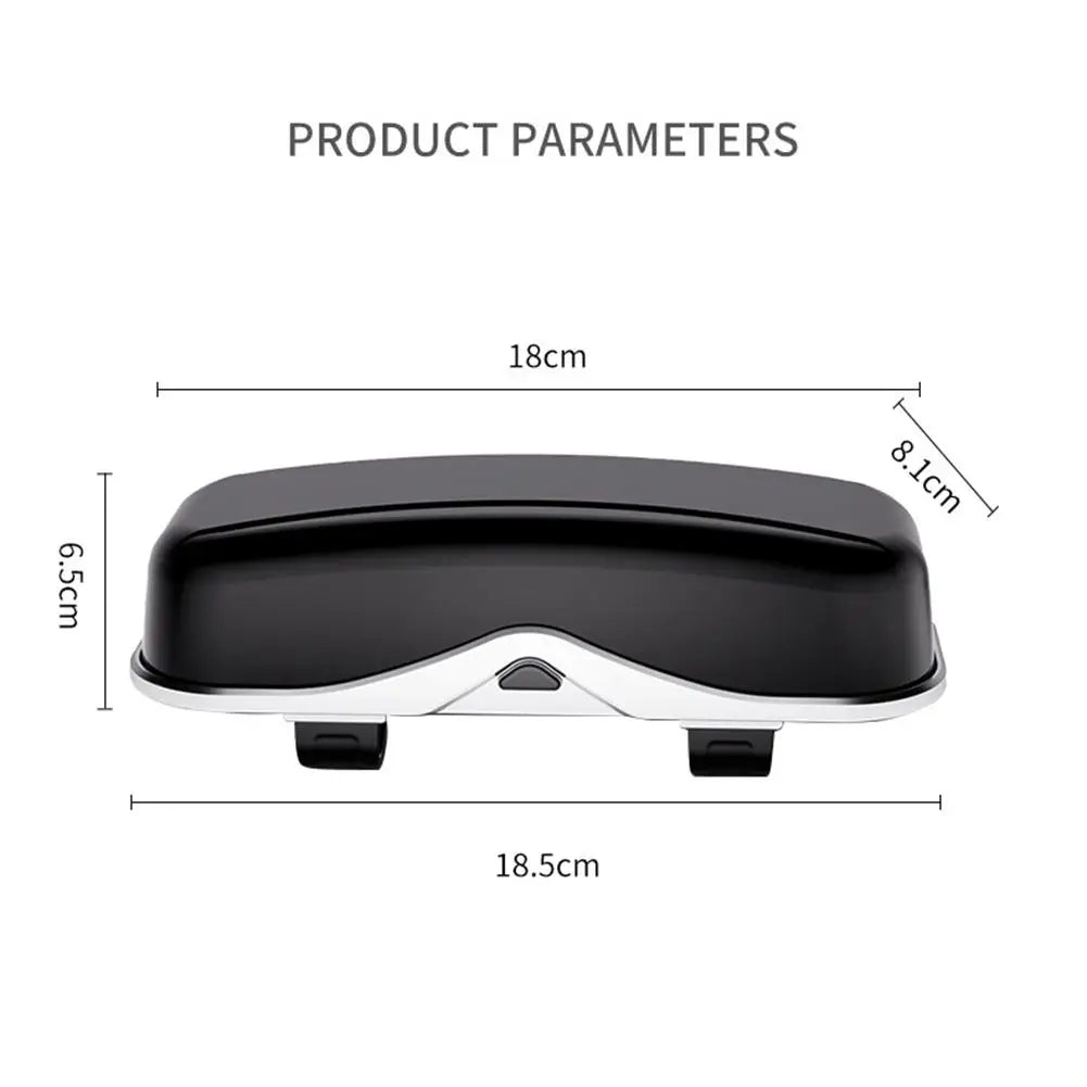 Car Sun Visor Glasses Case – Push-Open Anti-Scratch Holder