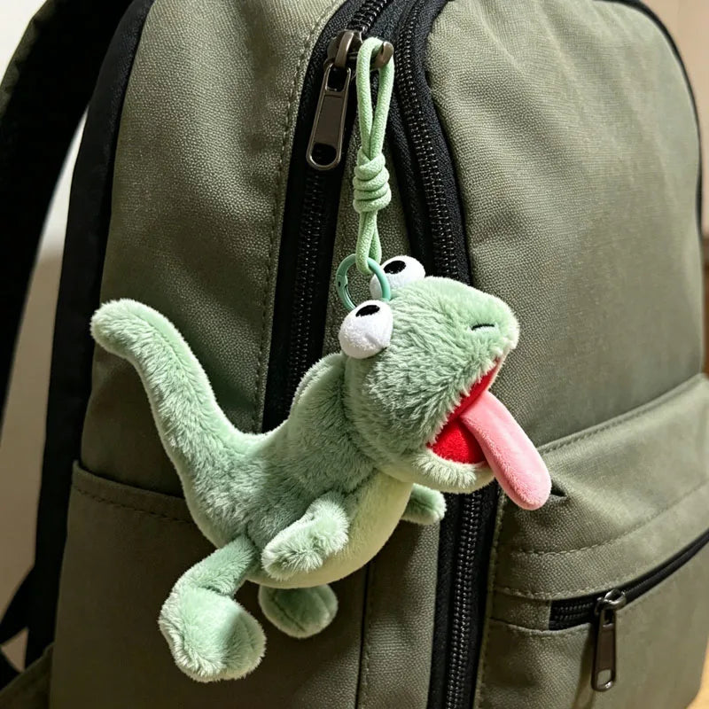 1-20PCS Funny Tongue Out Lizard Plush Keychain Ugly Cute Squeeze Stress Relief Toy for Purse Backpack Decoration Gift for Friend Oasis Select