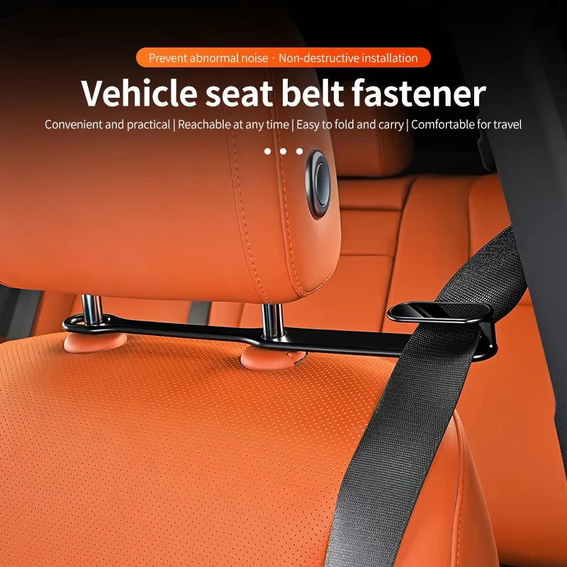 Car Seat Belt Holder & Extension Fixator – Anti-Pinch Clip