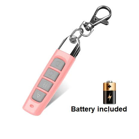 Universal Garage Door Opener Remote Control 433MHZ Clone Learning Rolling Code Duplicator For Gate Garage Door Oasis Select Pink