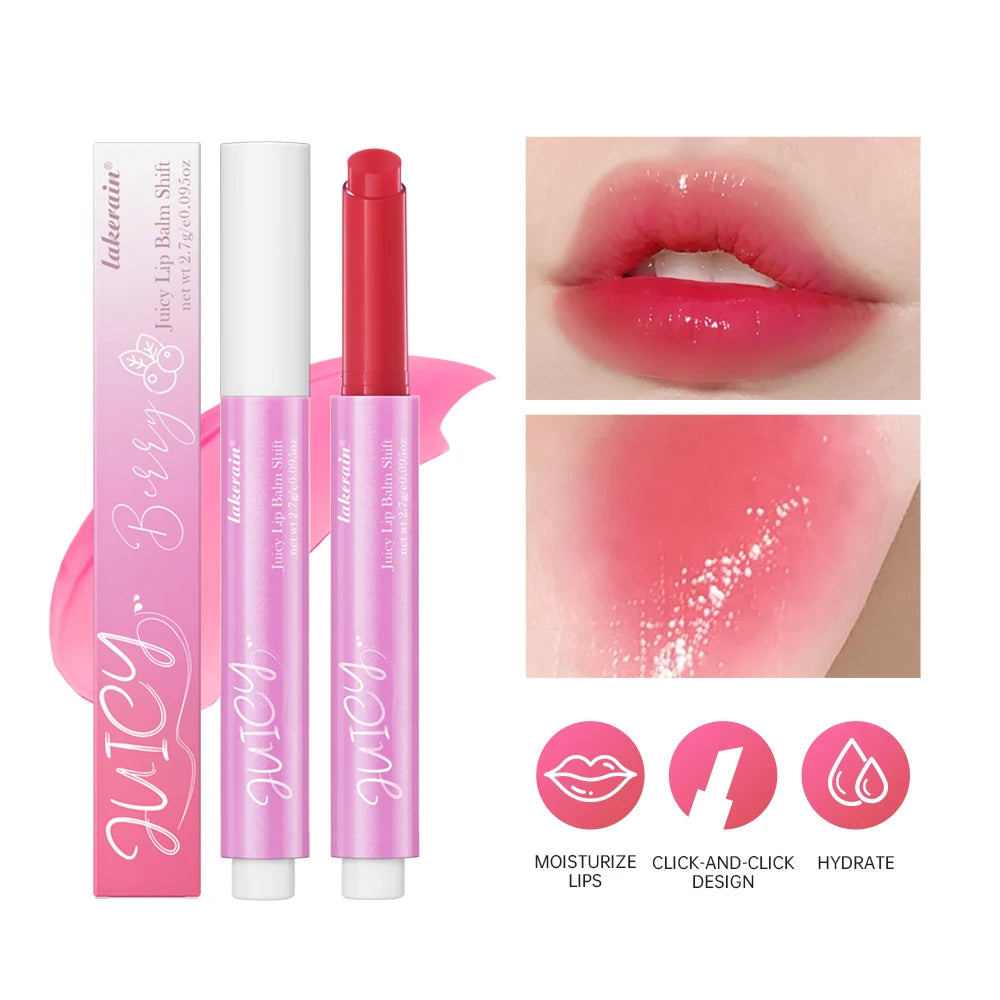 Lakerain Color Change Lip Balm Gloss with Vitamin E – 6 Shades Color Change Lip Gloss Oasis Select