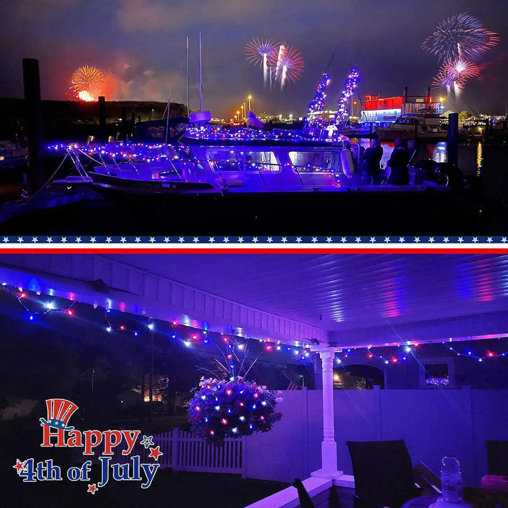 Outdoor Solar Light String Christmas Day Courtyard Decoration Starry Sky Independence Day Halloween Lights Oasis Select