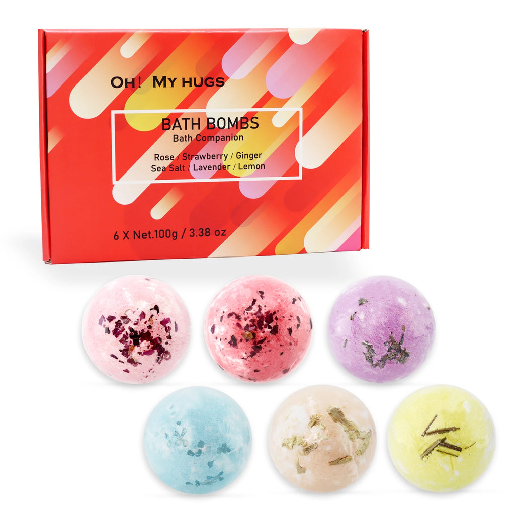YURHERSU Mineral Bath Salt Ball Set – Nourish & Soften Skin Bath Salt Set Oasis Select