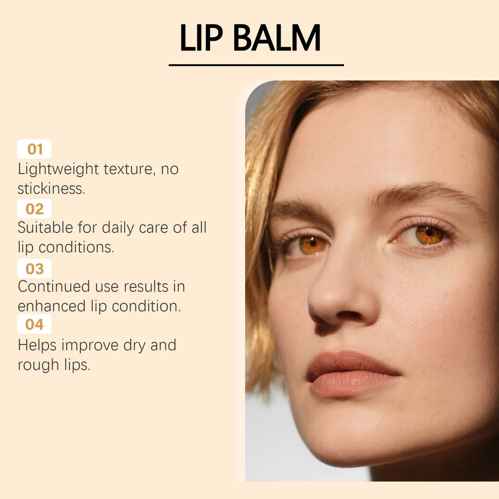 EELHOE 6-Piece Moisturizing Lip Balm Set for Dry Lips Lip Balm Set Oasis Select