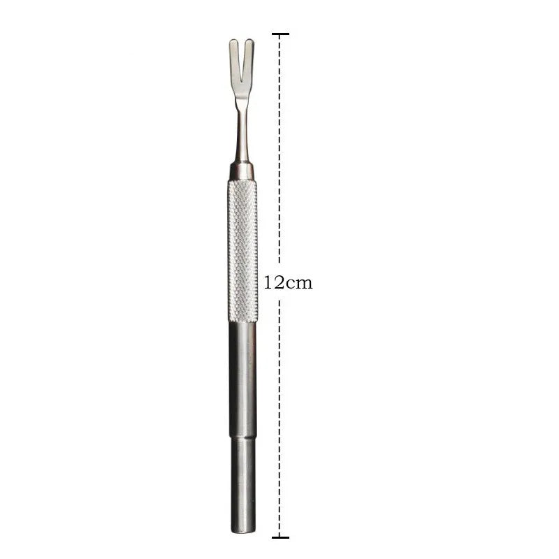 Flea Dog Cat Tool Scratching Remover Supplies Removal Pet Steel Clips Pet Set Tweezer Insect Groomieng Tick Tool Stainlessg Oasis Select Deworming fork