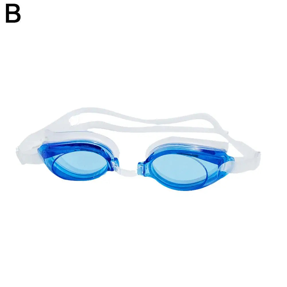 Silicone Goggle Women HD Men's Waterproof and Anti-fog Diving Equipment Small Frame Adult Swimming Glasses for Childre Oasis Select Blue