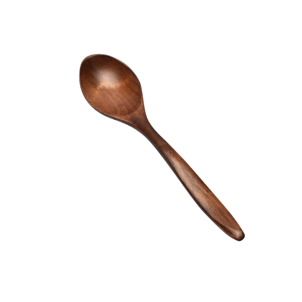 Japanese Wooden Spoon – Long Handle Ramen & Baby Spoon Wooden Kitchen Spoon Oasis Select D