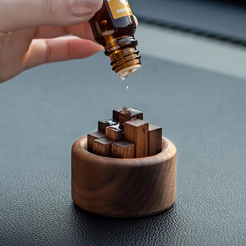 Creative Wooden Diffuser Wooden Stick Aromatherapy Dispenser Home Aromatherapy Diffuser Decorative Essential Oil Container Oasis Select