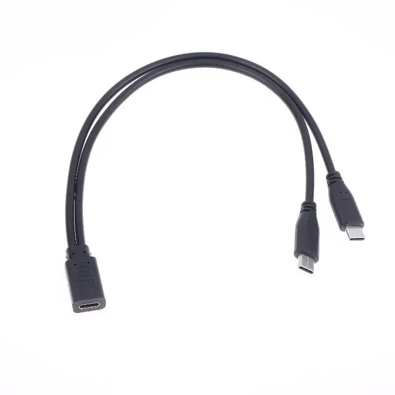 USB C Cable Splitter Type C Cable Splitter 1 To 2 Extension Wire Power Adapter 3A 15W Multiple Devices Charging Cable Adapter Oasis Select A2 1Pcs 2M to 1F