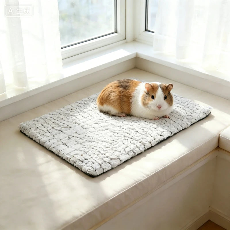 Self Warming Cat Bed, Soft Cat Dog Pet Heating Pad for Indoor Outdoor, Washable Non-Slip Heated Cat Mat Thermal Blanket Oasis Select