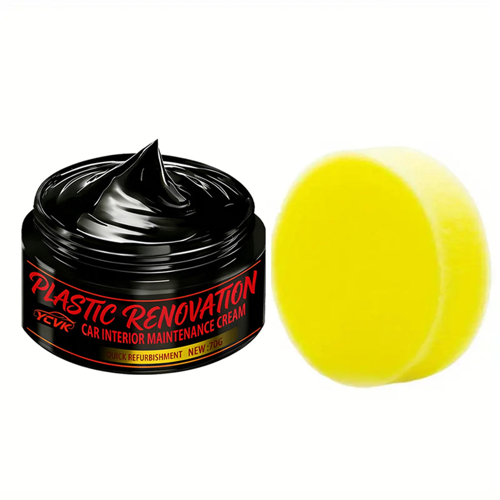 Car Interior Plastic & Leather Restorer Cream 70g | Dashboard Interior Restorer Cream Oasis Select 70g 1 70ml