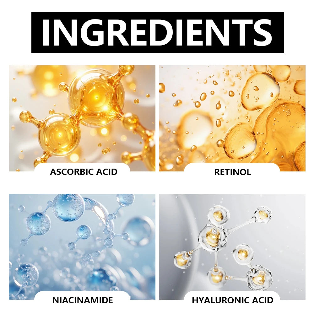 Vitamin C Serum with Vitamin E & Ferulic Acid, Brighten skin Serum for All Skin Types, Daily Conditions Face Serum Oasis Select